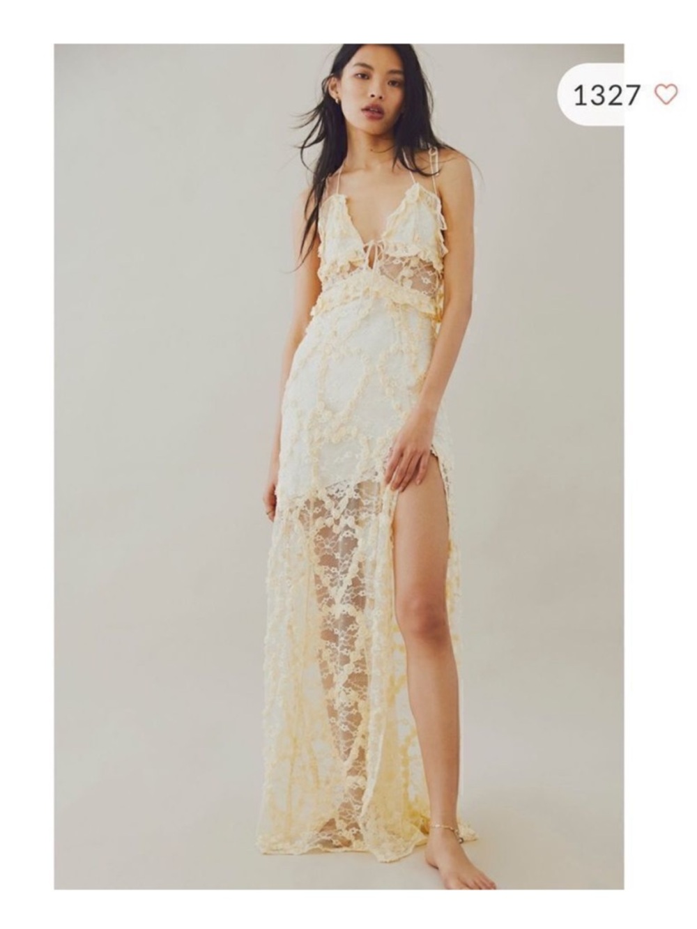 NWT! For Love & Lemons Ysabelle Lace Maxi Dress